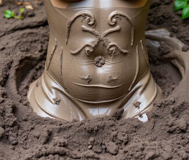 Mud Pack Application on Abdomen